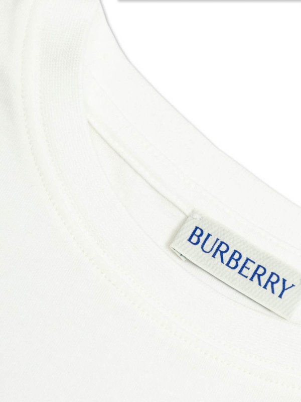 The Best Shops BURBERRY: crew necks - Checked t-shirt
