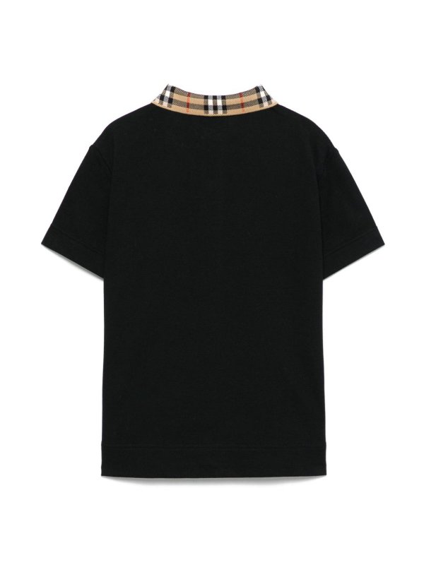 The Best Shops BURBERRY: Poloshirts - Poloshirt - Schwarz