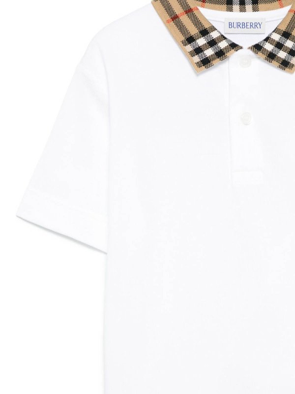 The Best Shops BURBERRY: polo shirts - Checked polo