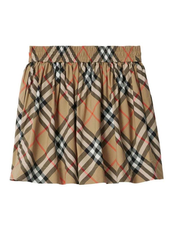 BURBERRY: Knee length skirts & Midi online - Checked skirt