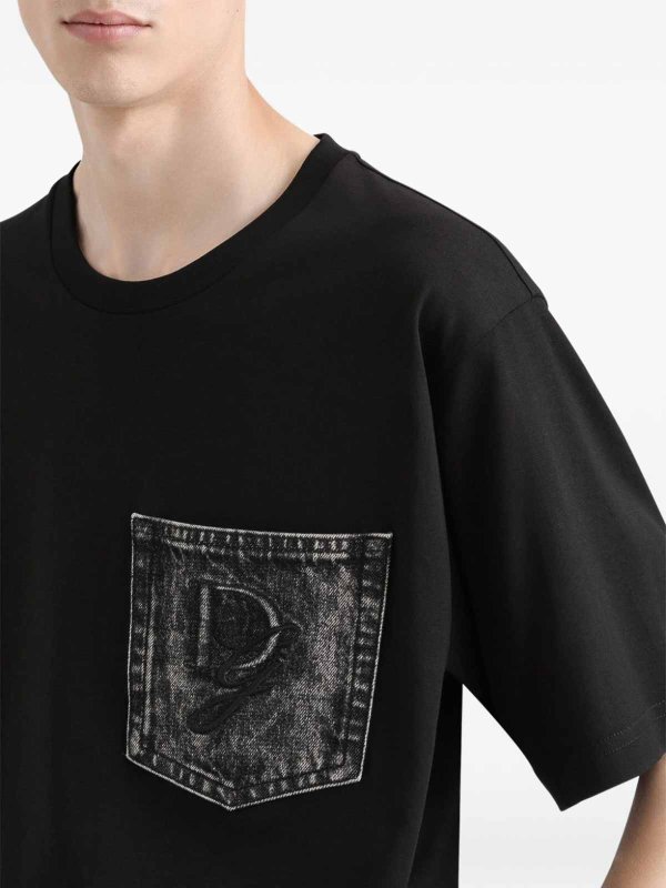 DOLCE & GABBANA: T-shirts online - T-Shirt - Noir