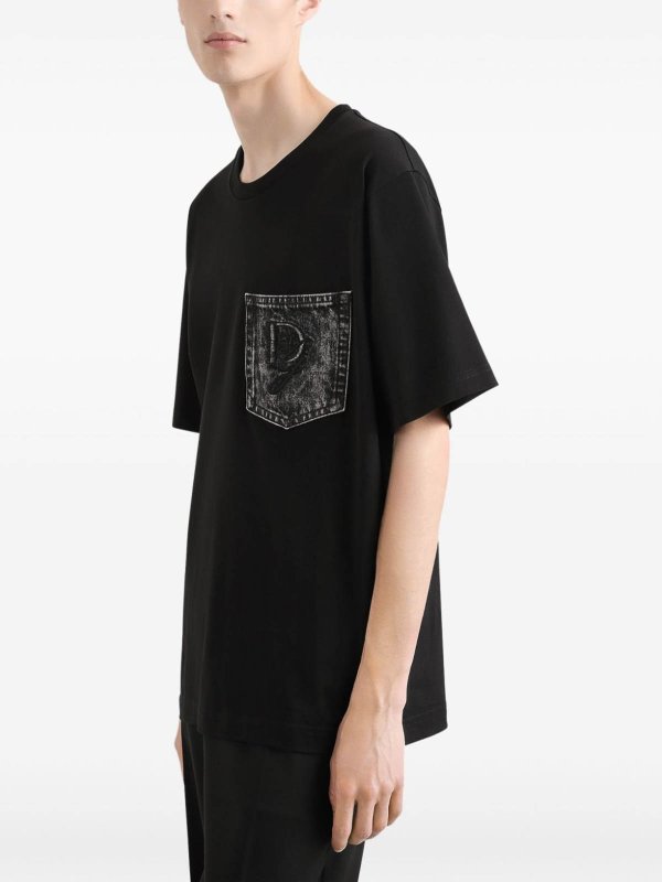 T-Shirt - Noir shop online: DOLCE & GABBANA