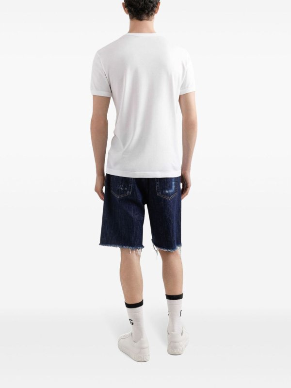 The Best Shops DOLCE & GABBANA: t-shirts - Embroidered t-shirt