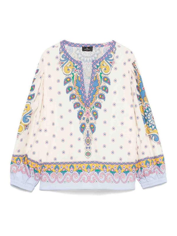 ETRO: Blouses - Blouse - Blanc