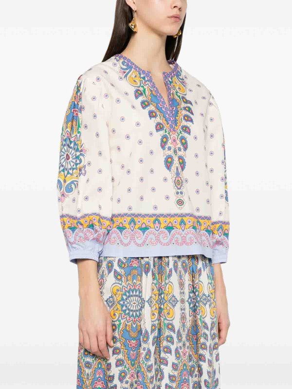 Blouse - Blanc shop online: ETRO