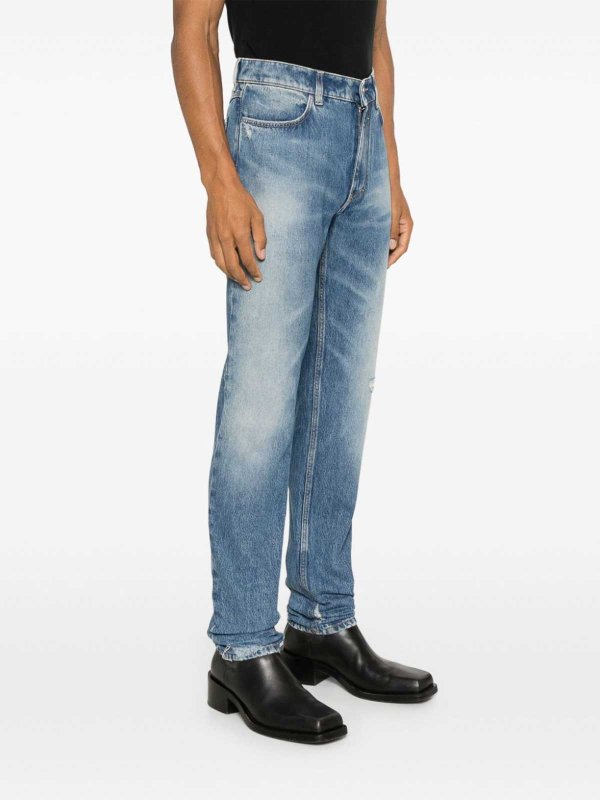The Best Shops GIVENCHY: Straight Leg Jeans - Straight Leg Jeans - Blau