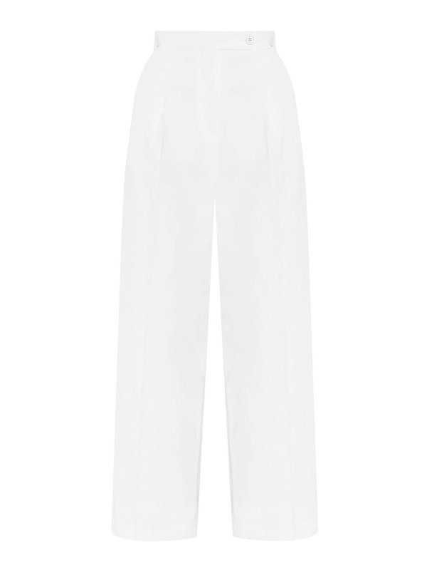 GIVENCHY: カジュアルトラウザー - カジュアルパンツ - 白