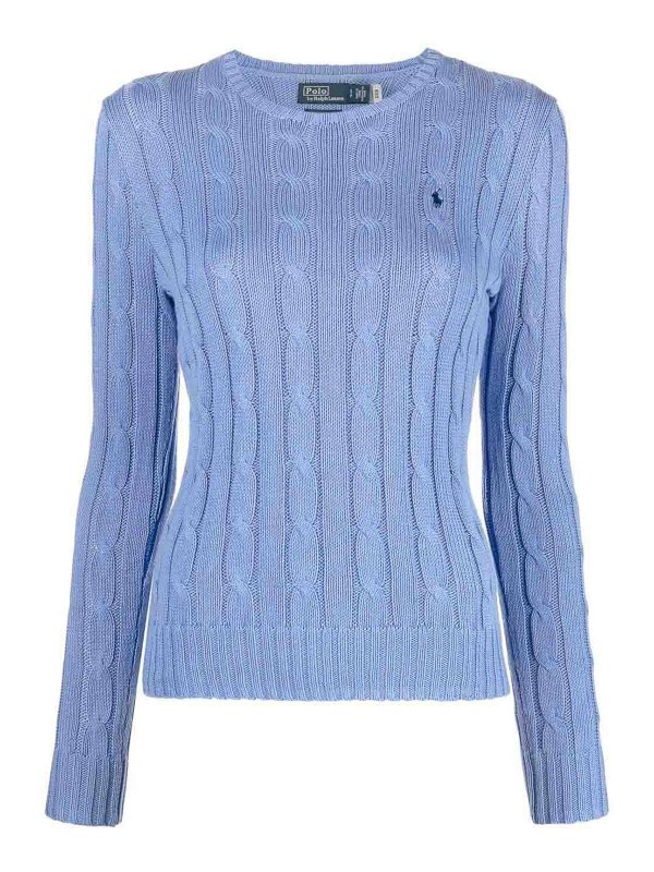 POLO RALPH LAUREN: Suéteres con cuello pico - Suéter Cuello Redondo - Azul