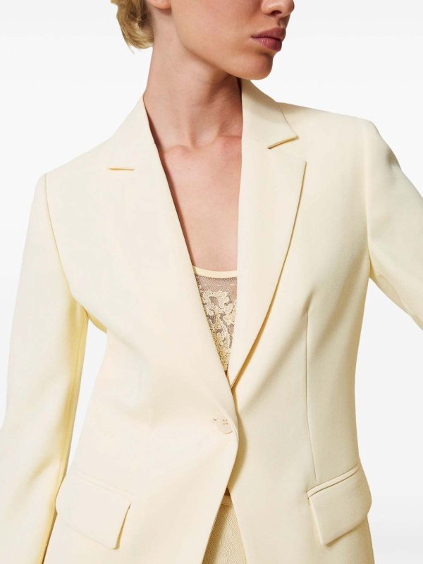 The Best Shops TWINSET: Vestes de costume - Blazer - Blanc