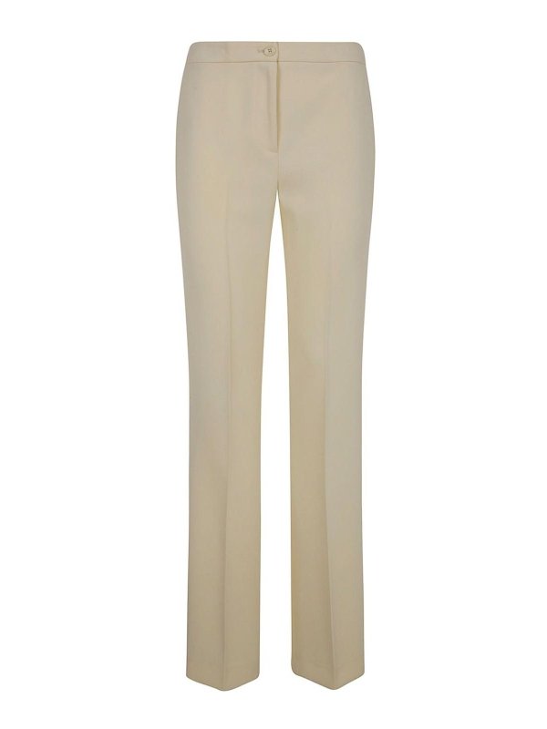 TWINSET: straight leg jeans - Straight pants