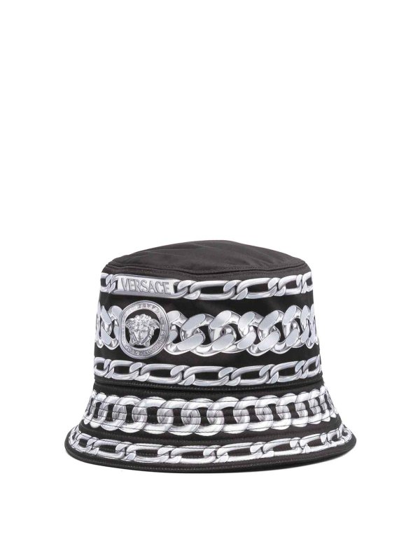 VERSACE: Chapeaux - Chapeau - Noir