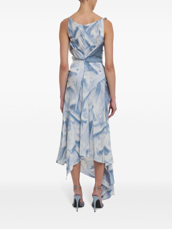 Asymmetric short dress shop online: VICTORIA BECKHAM