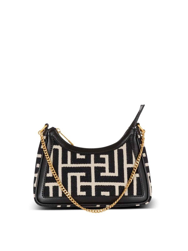 Balmain: Sacs portés épaule  - Sac Porté Épaule - Noir