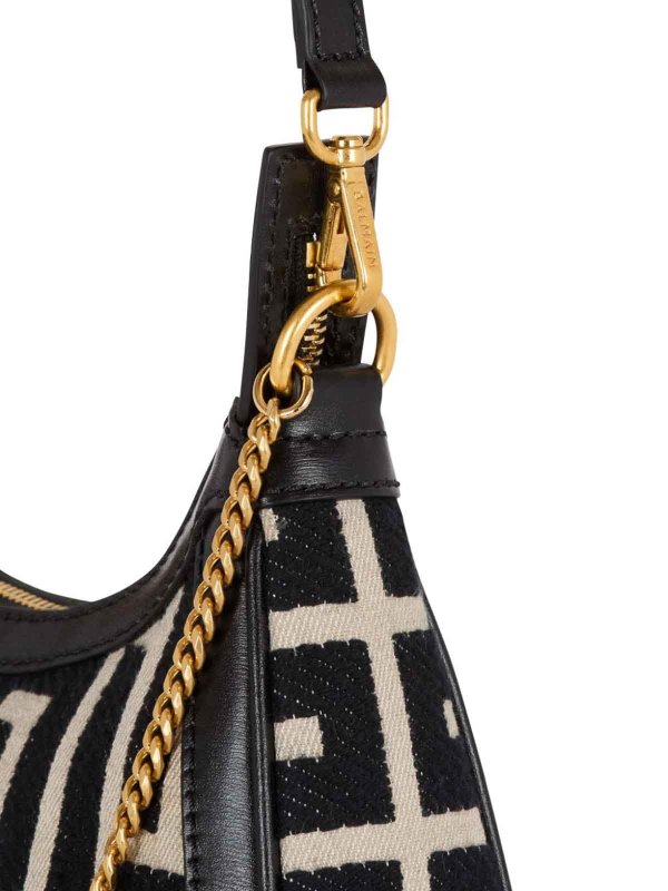 Sac Porté Épaule - Noir shop online: Balmain