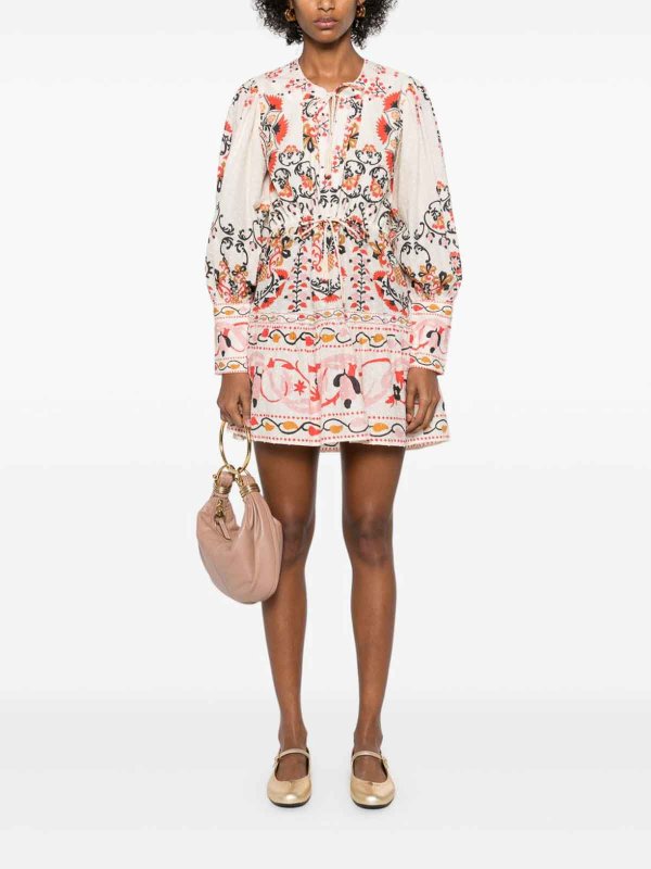 The Best Shops FARM RIO: Robe longueur genou - Robe Au Genou - Crème