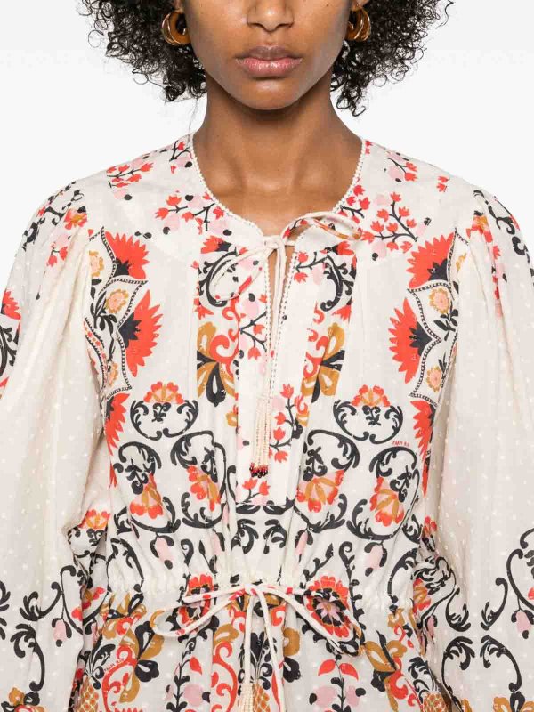 FARM RIO buy online Robe Au Genou - Crème