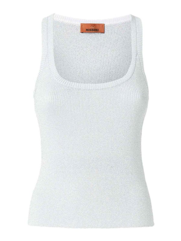 MISSONI: トップス＆タンクトップ - トップ/タンクトップ - 銀