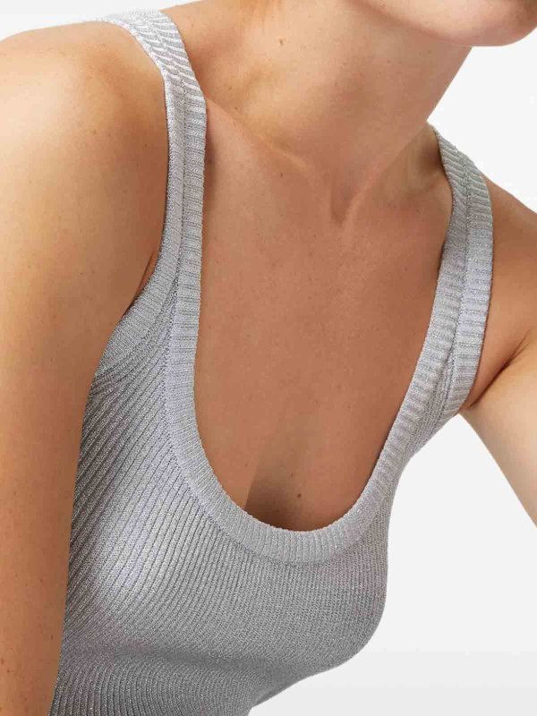 トップ/タンクトップ - 銀 shop online: MISSONI