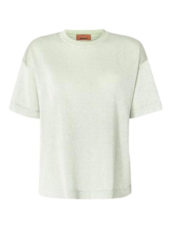 MISSONI: boat necks - Green pullover