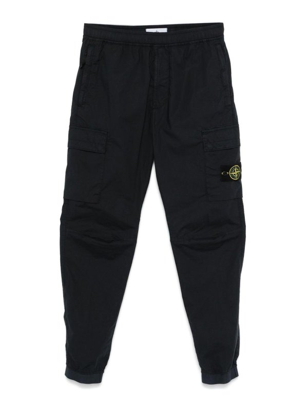 STONE ISLAND: Pantalones casual - Pantalón Casual - Gris