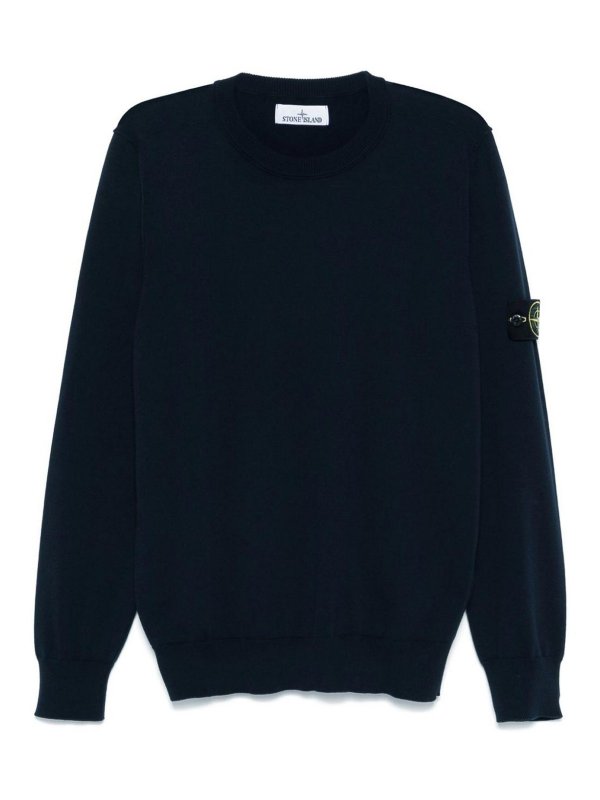 STONE ISLAND: U-Boot-Ausschnitt - U-Boot-Pullover - Grau