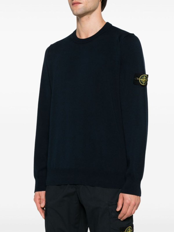 U-Boot-Pullover - Grau shop online: STONE ISLAND