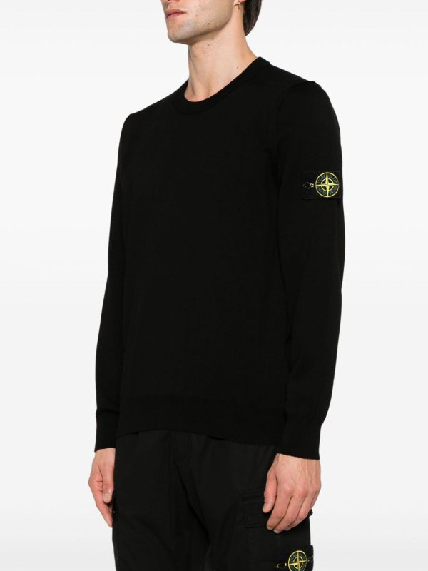 STONE ISLAND: U-Boot-Ausschnitt online - U-Boot-Pullover - Grau