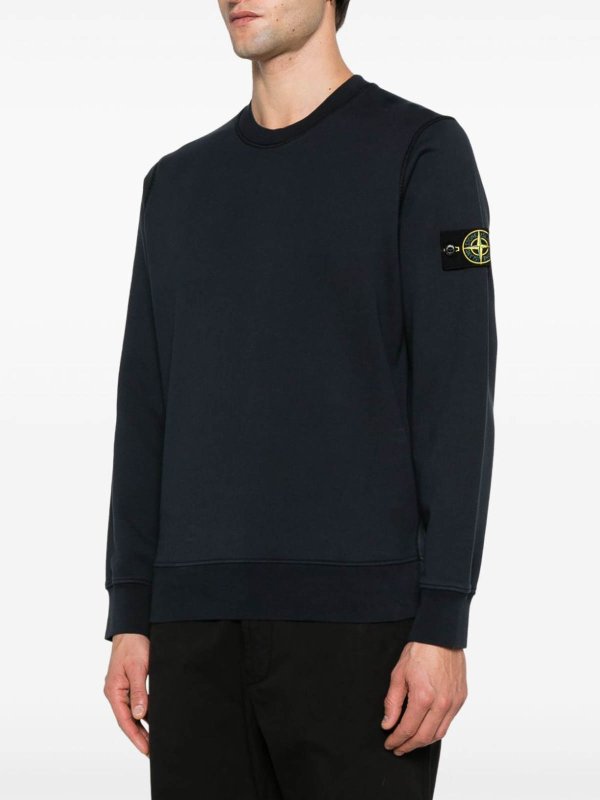 STONE ISLAND: U-Boot-Ausschnitt online - U-Boot-Pullover - Grau
