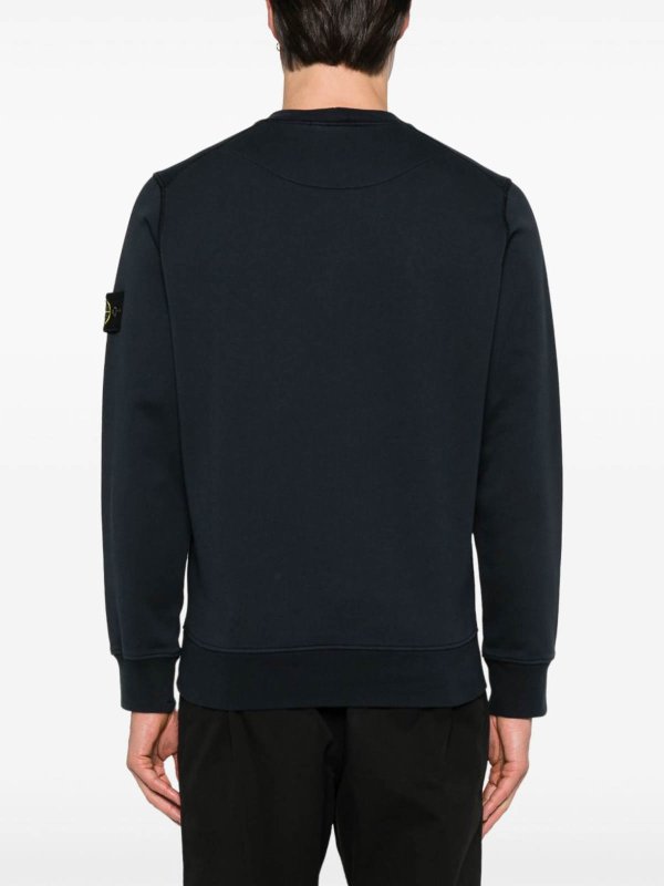 The Best Shops STONE ISLAND: U-Boot-Ausschnitt - U-Boot-Pullover - Grau