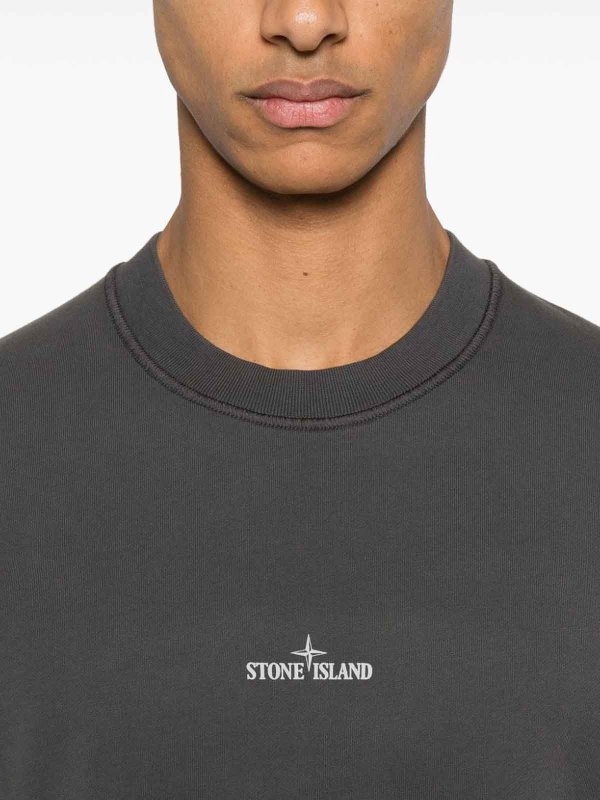 U-Boot-Pullover - Schwarz shop online: STONE ISLAND