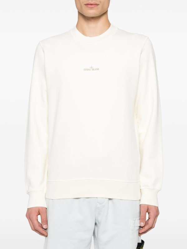Pull Col Bateau - Gris shop online: STONE ISLAND
