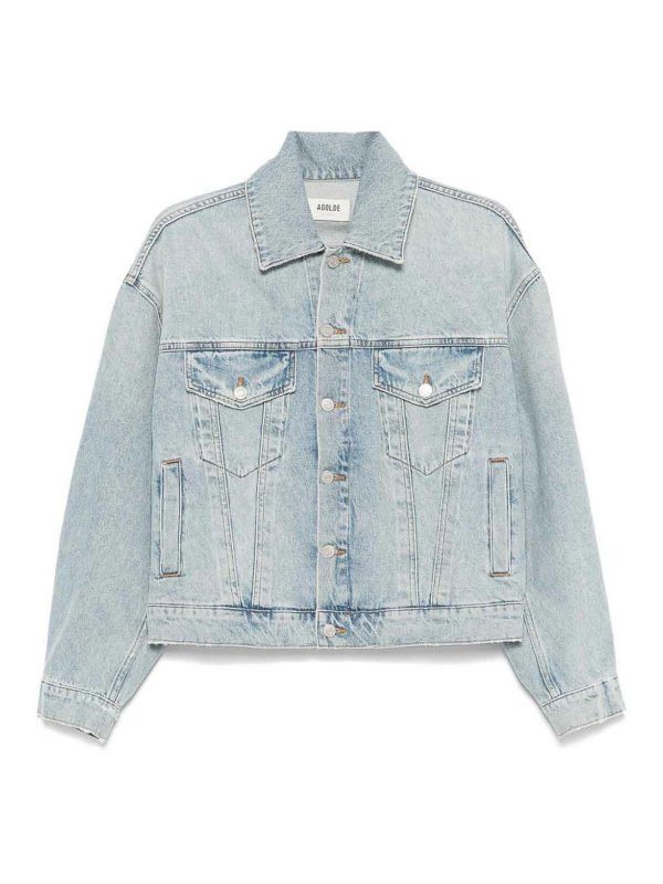 AGOLDE: デニムジャケット - デニムジャケット - ライトウォッシュ