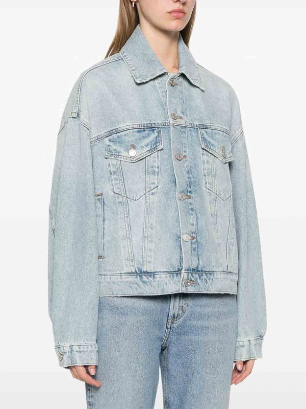 AGOLDE: デニムジャケット online - デニムジャケット - ライトウォッシュ