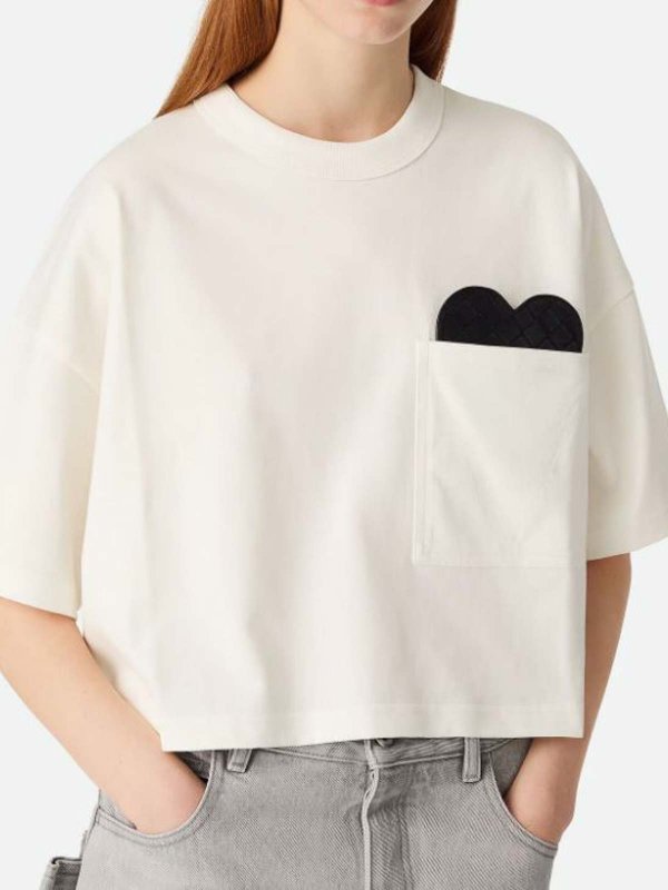 The Best Shops BOTTEGA VENETA: Camisetas - Camiseta - Blanco