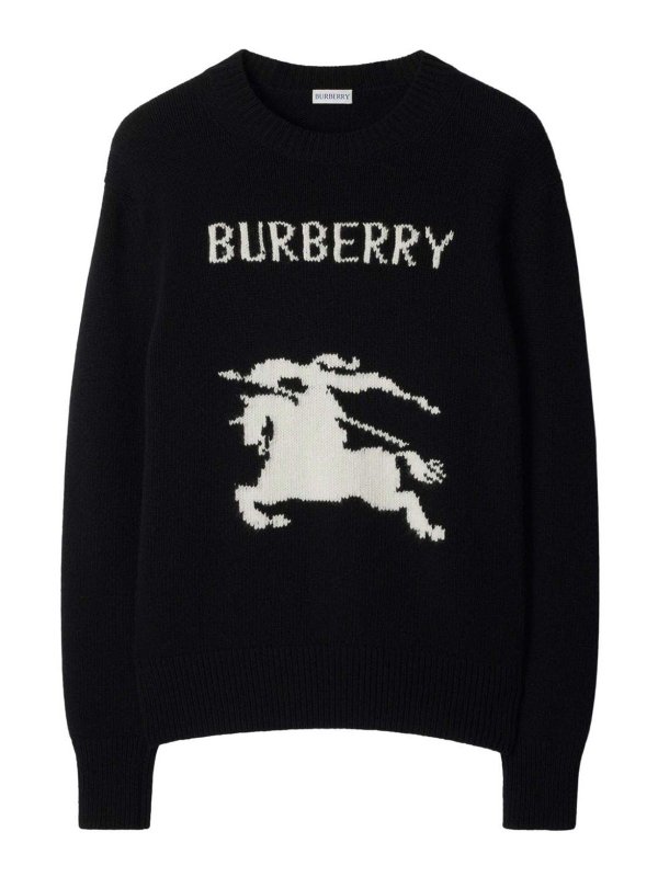 BURBERRY: boat necks - Black shirt