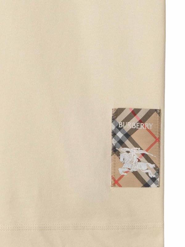 Nutmeg T-shirt shop online: BURBERRY