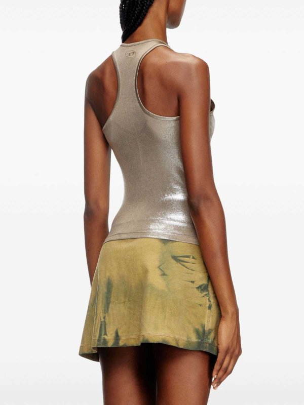 Knielanges Kleid - Gold shop online: DIESEL