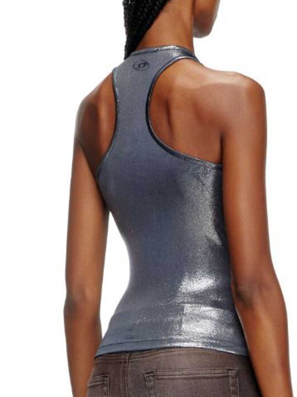 DIESEL: Tops und Tank Tops online - Knielanges Kleid - Blau