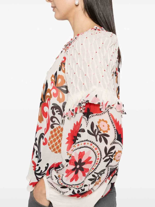 Bluse - Creme shop online: FARM RIO
