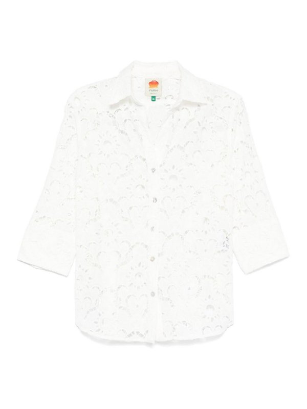 FARM RIO: shirts - White shirt