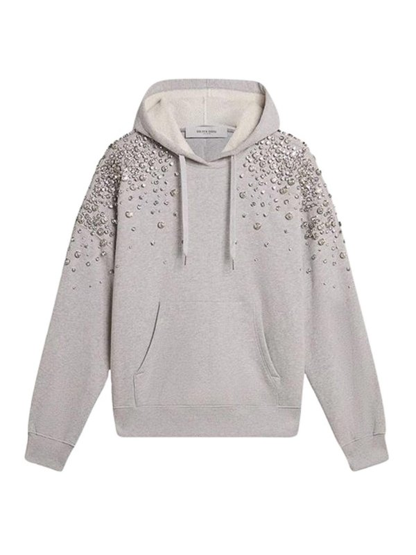 GOLDEN GOOSE: Col bateau - Pull Col Bateau - Gris