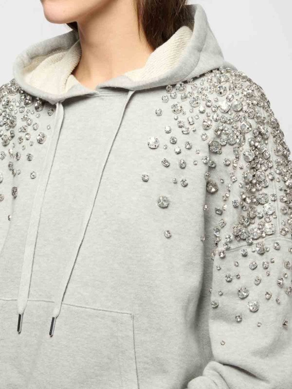 GOLDEN GOOSE: Col bateau online - Pull Col Bateau - Gris