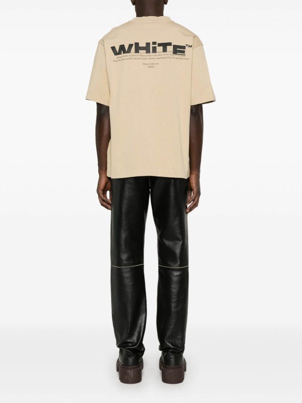 OFF-WHITE: Camisetas online - Camiseta - Beis