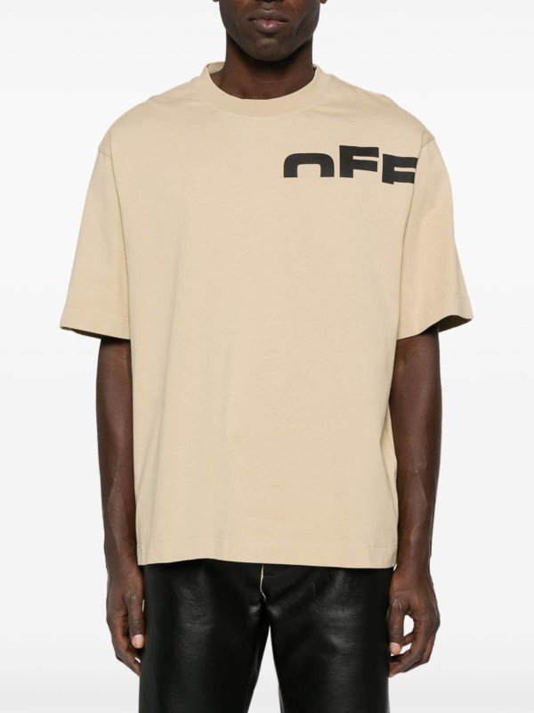 The Best Shops OFF-WHITE: Camisetas - Camiseta - Beis