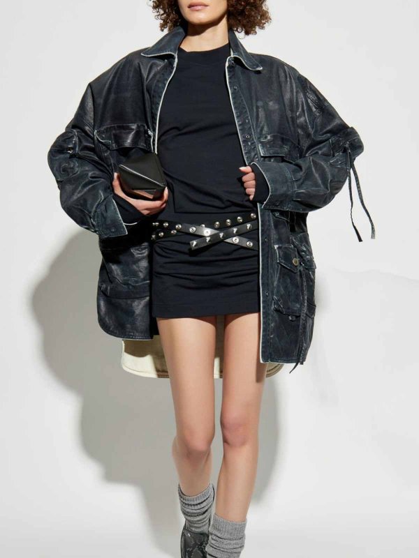 The Attico: Knielange Kleider online - Knielanges Kleid - Schwarz