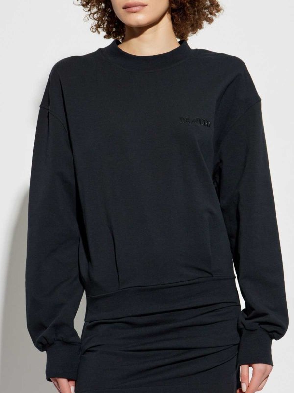 The Best Shops The Attico: Knielange Kleider - Knielanges Kleid - Schwarz