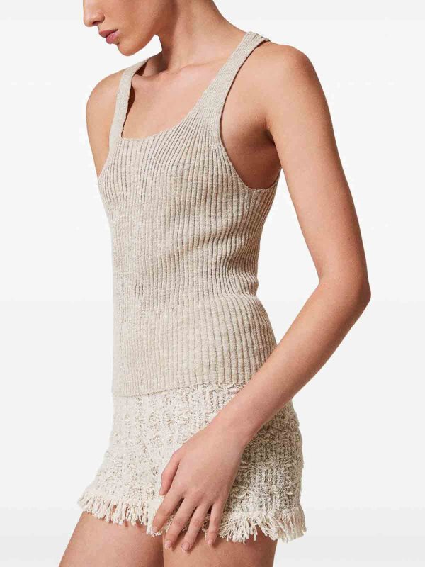 TWINSET buy online Top - Creme