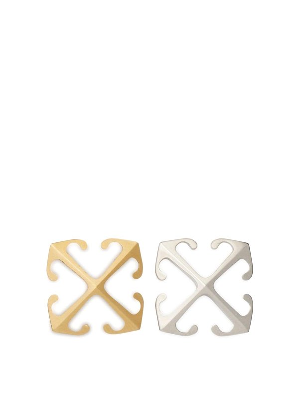 OFF-WHITE: Pendientes - Pendientes - Blanco