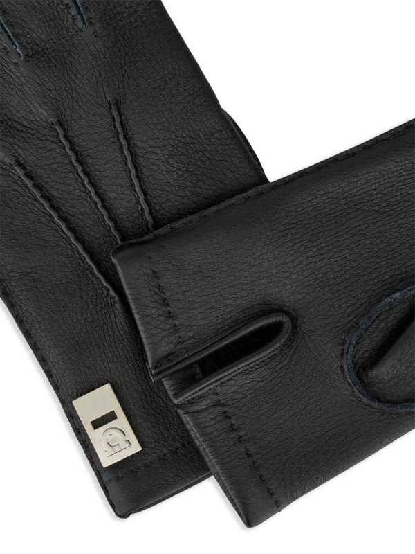 FERRAGAMO: Gants online - Gants - Noir