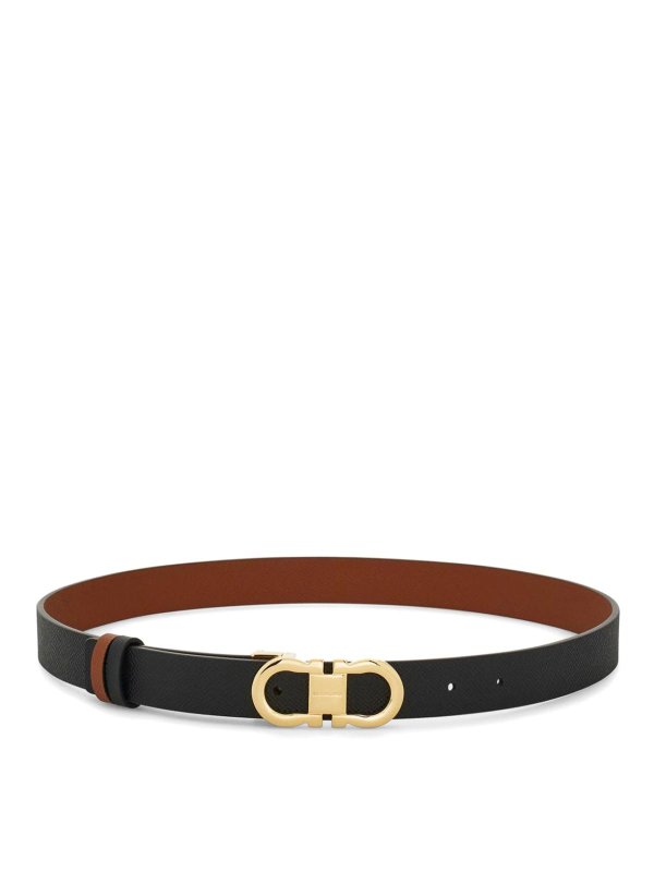 FERRAGAMO: Cinturones - Cinturón - Negro